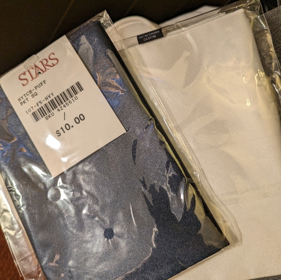 "Great deal"   Suit jacket ,pants, shirt, ties and pocket squares. - Picture 2 of 15